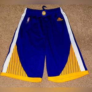 Like-New Golden State Warriors Shorts, Youth Medium